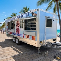 Camion de pizza mobile, remorque alimentaire, camionnette à café, chariot à hot-dogs, camion de restauration BBQ, remorque à pizza, cuisine mobile, nouveau camion de crème glacée