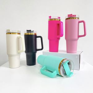 Gobelet de voyage en acier inoxydable personnalisé avec logo, sans BPA, 40 oz, H1.0, pour gravure au laser, couleur cuivre crème - Product Image 2
