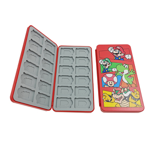 In magazzino pronto per la spedizione 24-Slot custodia protettiva In Silicone per <span class=keywords><strong>Nintendo</strong></span> <span class=keywords><strong>Switch</strong></span> 2 OLED Lite gioco cartuccia Memory Card porta scatola - Product Image 2