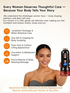Dispositivo de Masaje Portátil con Ventosa, Terapia de Luz Roja, Masajeador con Succión Ajustable para Cuidado Corporal, Cuello y Espalda - Product Image 4