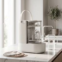 Lave-biberons et stérilisateur automatique pour bébé, mini machine de nettoyage et de désinfection de biberons de lait pour nourrissons, pour la maison