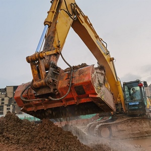 Bucket Screening Ballast Motek Factory, Bucket Flip Screen <span class=keywords><strong>Loader</strong></span> dengan Pompa, Motor, Gearbox, Mesin - Perlengkapan Excavator - Product Image 5