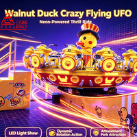 Mini-attraction UFO volante pour parc d'attractions extérieur, manège tournant à sensations fortes, attraction commerciale à vendre
