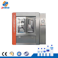 Équipement d'étiquetage rotatif à colle thermofusible de haute précision, machine d'étiquetage automatique complète pour bouteilles de boissons