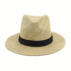 Chapeaux de golf en paille Panama promotionnels en gros à prix abordable avec broderie 3D et impression numérique pour les sports de plein air, la pêche, les voyages et les affaires - Product Image 1