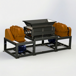 Broyeur de déchets en plastique et métal à double entraînement automatique, haute performance, pour sacs tissés et déchets textiles, fabriqué en Chine - Product Image 1