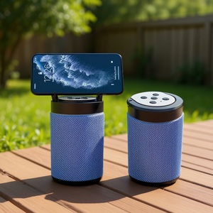 Altavoz Bluetooth Portátil Myrva con Cargador Inalámbrico para Teléfono, Color Azul, para Uso en Exteriores - Product Image 2