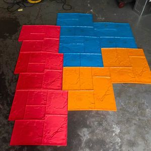 Tapis de marquage en béton PU à haute résistance pour la création de motifs de pavage extérieur - Product Image 3