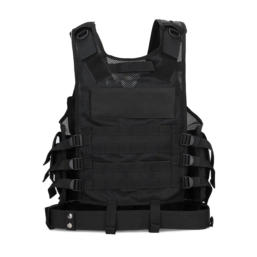 Nova Tendência Treinamento ao ar livre Vest Baixo Preço Modular Placa Transportadora Vest Multi-purpose Mesh Tactical Vest