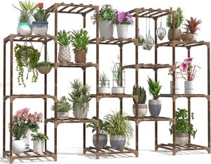 Estante <span class=keywords><strong>para</strong></span> Plantas <span class=keywords><strong>de</strong></span> Madera <span class=keywords><strong>de</strong></span> 15 Niveles, Soporte <span class=keywords><strong>para</strong></span> <span class=keywords><strong>Macetas</strong></span> Grandes, Estantes <span class=keywords><strong>de</strong></span> Jardín en Forma <span class=keywords><strong>de</strong></span> <span class=keywords><strong>Escalera</strong></span>, Soporte <span class=keywords><strong>para</strong></span> <span class=keywords><strong>Macetas</strong></span> Colgantes, Exhibición <span class=keywords><strong>de</strong></span> Múltiples Plantas - Product Image 6