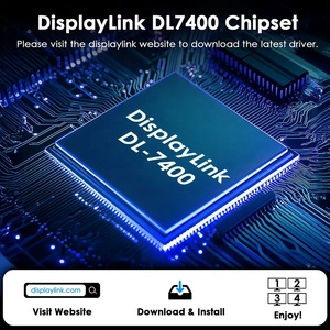 Adaptateur d'affichage universel WAVLINK Quad <span class=keywords><strong>4K</strong></span> 120Hz Dual 8K Displaylink USB A USB C Wavlink WL-UG7501D-PD - Product Image 3