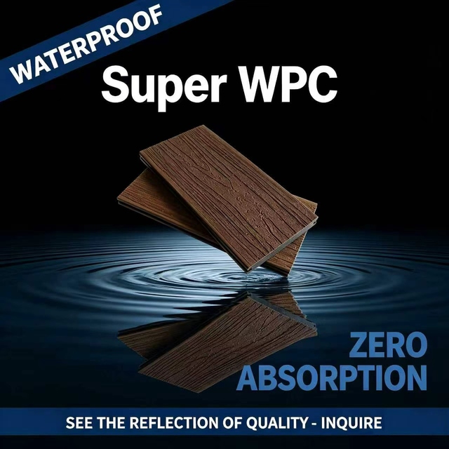 Waterproof WPC Garden Terrace Decking Boards Anti-UV Wood Plastic Composite Flooring Decks Co-extruded Outdoor Decking