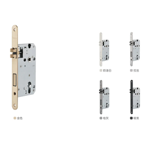 Manijas de Puerta de Acero Inoxidable Biomiméticas con Palanca Silenciosa Fluida en Color Rosa para Dormitorio, Baño y Hogar Modernos - Product Image 3
