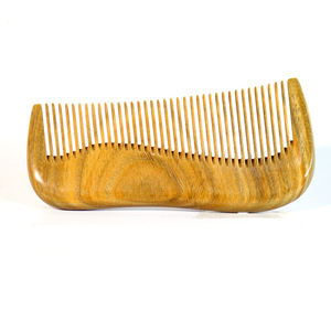 Peigne à cheveux en bois de santal, 10-15Cm, Massage du cuir chevelu pour femmes, enfants et adultes, design gravé en bois naturel - Product Image 5