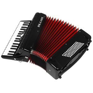 Instrument d'accordéon HK LADE AH-50 34 touches 72 basse 5 accord clavier Accordéon de niveau de performance - Product Image 3