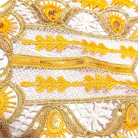 Nouveau Design Couleurs Broderie Paillettes Corps Dentelle Applique Patches pour Robes LT2854A