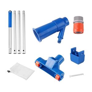 Kit de Aspiradora Manual para Piscinas de Plástico con Mango de Aluminio - Herramientas de Limpieza para el Mantenimiento de Piscinas - Product Image 1
