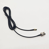 Cable de Conexión para Sonda de Detector de Fallas Ultrasónico Personalizado, Cable Coaxial RG174 BNC Macho a Microdot