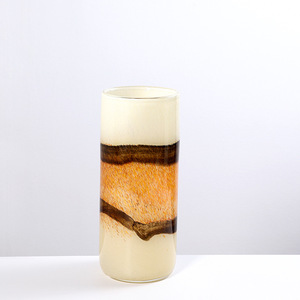 แจกันแก้วทำมือ แจกันตกแต่งห้องนั่งเล่น ลายเรียบง่าย ตกแต่งโต๊ะห้องนั่งเล่น ระเบียงบ้าน แจกันดอกไม้ศิลปะ - Product Image 5