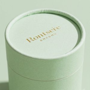 Boîte cylindrique pour parfum, auto-assemblante, biodégradable, tube en papier de luxe, emballage cadeau pour huile essentielle, artisanat, impression personnalisée, haute qualité - Product Image 1