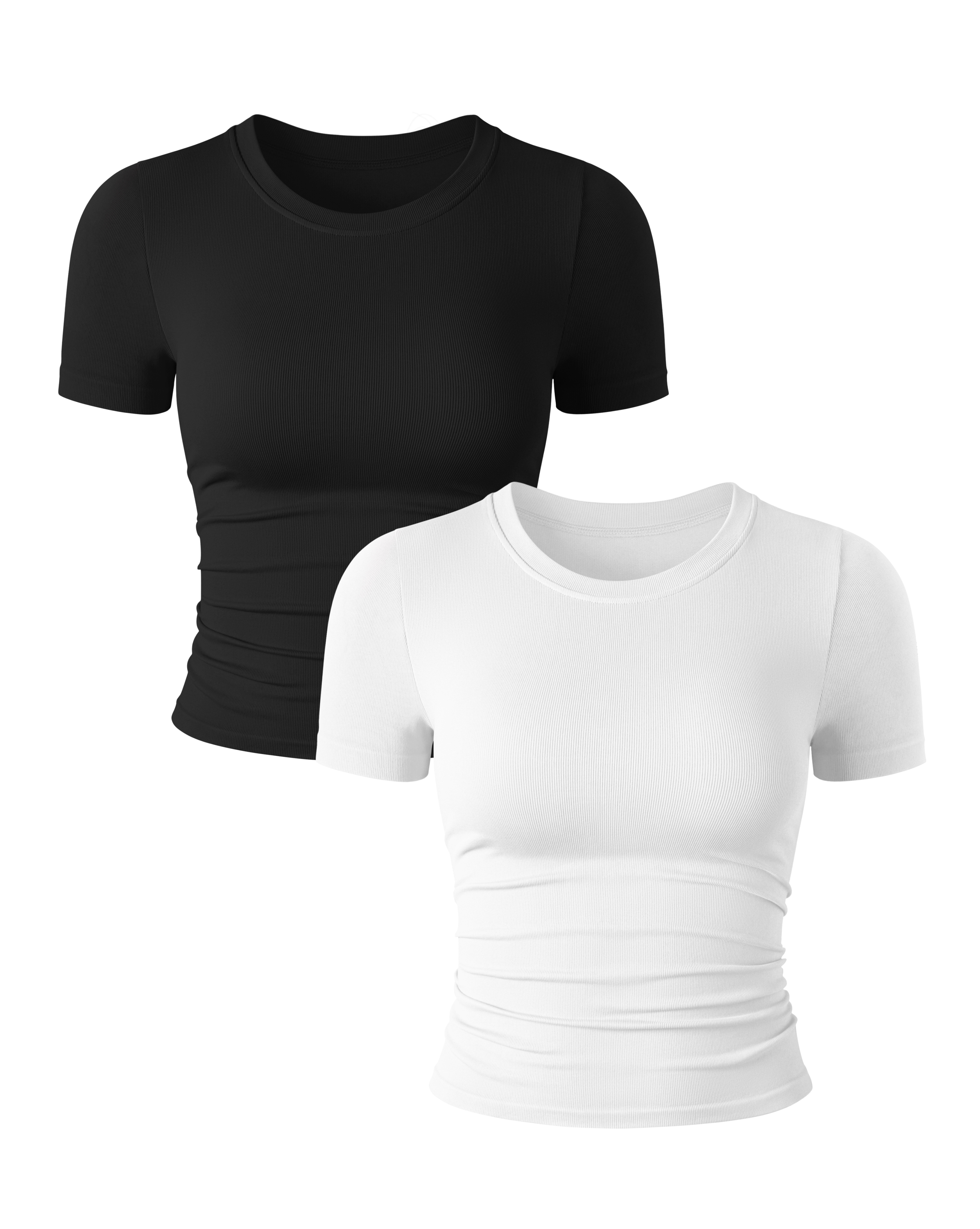 Hot Selling Short Sleeve Round Seamless Fitness Women's Yoga Crop Top