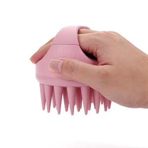 Nouveautés : Brosse de massage du cuir chevelu en silicone, brosse de soin capillaire, brosse à shampooing, masseur du cuir chevelu - Product Image 3