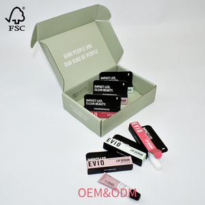 Tùy Chỉnh Đầy Đủ Màu Sắc Fsc Phân Hủy Sinh Học Các Tông Rỗng Lip Men Son Môi Son Môi Son Bóng Mỹ Phẩm Hộp Carton Lip Balm Bao Bì Hộp - Product Image 4