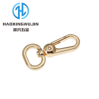 Fournitures de quincaillerie en gros : Mousqueton pivotant en alliage de zinc, boucle personnalisée pour laisse de chien, accessoire de quincaillerie pour sangle de sac