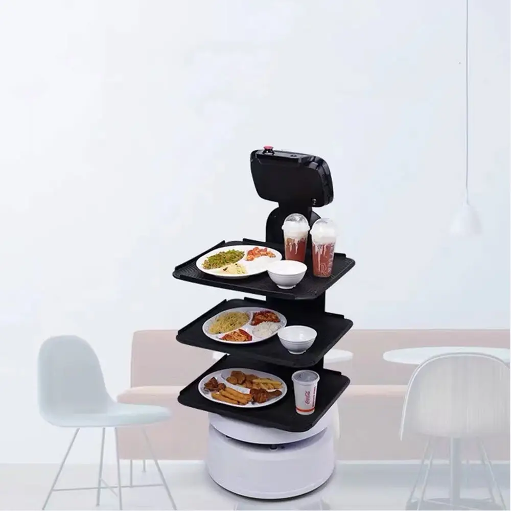 Intelligent Autonomous Reception Bank Business Consultation Smart Robot in Restaurants