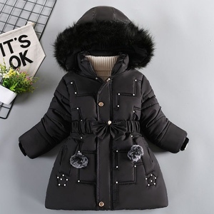 Nuova Moda Abbigliamento per Bambine 4-12 Anni Cappotto Invernale Imbottito in Cotone <span class=keywords><strong>Giacca</strong></span> per Bambini Capispalla Caldo Piumino per Neonati - Product Image 1