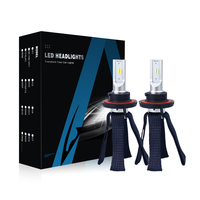 Ampoules de phare LED pour voiture Aurora G10J H15 9005 9006 H8 H9 H11 H7 5200K-5700K 12000Lm 48W avec tresse de cuivre