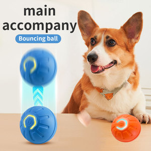 Vendita calda intelligente elettrico palla per cani automatico in movimento che rimbalza per animali domestici giocattolo palla attiva a rotazione giocattolo interattivo per cani - Product Image 1