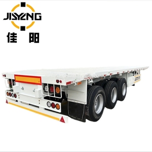 Remolque Esqueleto <span class=keywords><strong>para</strong></span> Transporte <span class=keywords><strong>de</strong></span> 20, 40 y 45 Pies, Semirremolque <span class=keywords><strong>de</strong></span> Plataforma Plana <span class=keywords><strong>de</strong></span> 3 <span class=keywords><strong>Ejes</strong></span>, Precio <span class=keywords><strong>de</strong></span> Remolque Esqueleto - Product Image 1