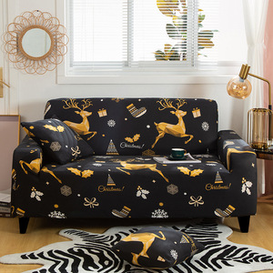 Funda Elástica Festiva para Sofá <span class=keywords><strong>Navideño</strong></span> 2026 - Funda Elástica para Sofá de 1 a 4 Plazas, Decoración Perfecta para el Hogar en Navidad, Fácil de Cuidar - Product Image 6