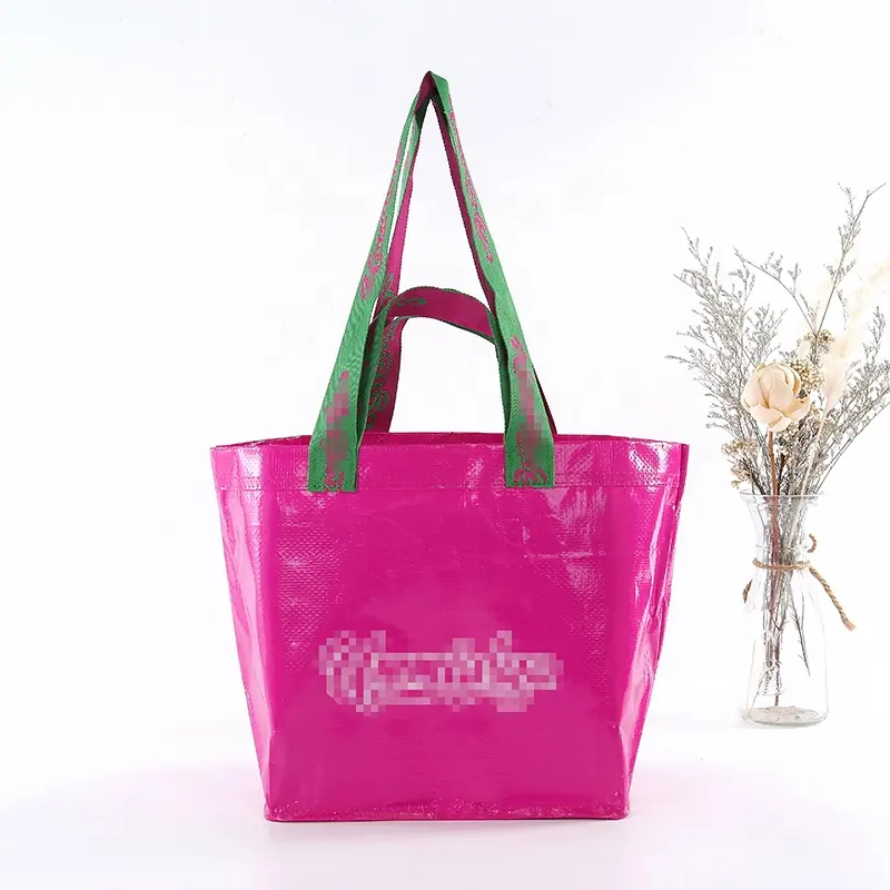Kunden spezifische werbliche recycelbare Polypropylen PP laminierte Einkaufstasche Einkaufstasche aus Vliesstoff