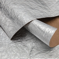 Papier d'emballage texturé lavé, papier kraft laminé 0,55 mm, matériau biodégradable non déchirable