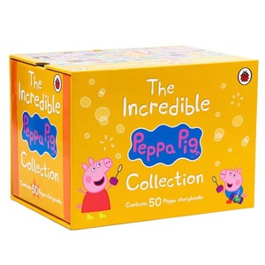 Novedad 2025 Pulida Whole, Juego de 50 <span class=keywords><strong>Libros</strong></span> Infantiles de Alta Calidad, Temática de Cerditos, en Caja de Regalo Azul y Amarilla - Product Image 2