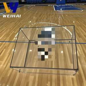 Caja de exhibición de zapatos de acrílico <span class=keywords><strong>NBA</strong></span> Dwyane <span class=keywords><strong>Wade</strong></span> personalizada, caja de colección de baloncesto, caja de zapatilla transparente apilable, fabricante OEM - Product Image 3