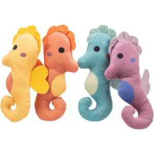 Peluche Hippocampe 11 cm, Couleurs Variées, Jouet Interactif pour Animaux de Compagnie - Product Image 1