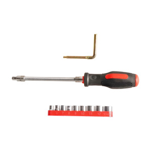 Black <b>Works</b> Racing <b>Belt</b> Replacement Tool Set For Polaris RZR Metal Kit With Socket Wrench And L-Shaped Screwdriver - Product Image 2