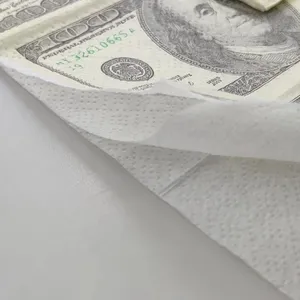 100 Dollar Bill Money Napkins 18g Printed 2 Ply Customize 1/4 1/8 Fold Cocktail Napkin Decorate Party Pocket Tissue