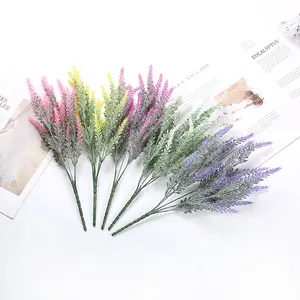 Commercio all'ingrosso 36cm fiori di lavanda artificiale lavanda finta per la decorazione