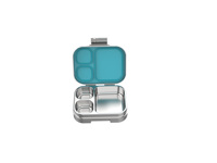 Boîte à lunch pour adultes et enfants, 800 ml, en acier inoxydable 304, bento, boîte à lunch sécurisée, joint en silicone, étanche