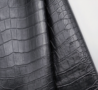 Cuir synthétique PVC coloré motif crocodile 0,5 mm pour emballage, sac à main, tissu pour sac