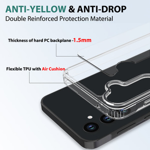 Étui de téléphone portable transparent anti-jaunissement personnalisé de 1,5 mm en TPU anti-rayures pour <span class=keywords><strong>Samsung</strong></span> A55 5G, <span class=keywords><strong>coque</strong></span> de téléphone transparente - Product Image 6