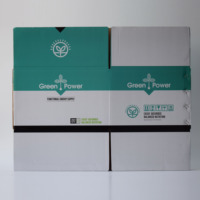 Boîte en carton ondulé multi-tailles, carton d'expédition robuste avec logo et couleur personnalisés