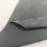 Fabricant chinois de tissu en similicuir PU fin tricoté 150GSM, anti-moisissure, résistant à l'abrasion, pour manteaux et vestes