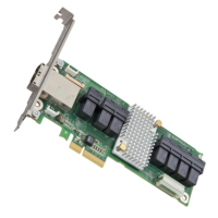 Tarjeta Controladora LSISAS3028 Chip PCIe X4 Interfaz 28 Puertos Internos 8 Puertos Externos 12Gb/s 8MB Caché Componentes de Computadora RES3FV288