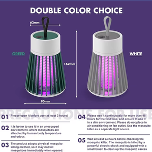 New Arrival Photocatalytic ABS Plastic Mosquito Lamp with Anion Function Household Indoor <strong>Bug</strong> <strong>Zapper</strong> Mosquito Repellent - Product Image 6