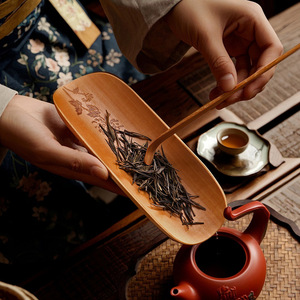 Bamboo <b>Tea</b> Scoop Oval Handmade Eco-Friendly <b>Tea</b> Ceremony Accessories For Kung Fu <b>Tea</b> <b>Set</b> Afternoon <b>Tea</b> Use - Product Image 3